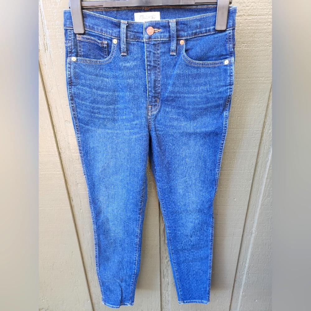 Madewell 10" high-waist skinny jeans size 29
